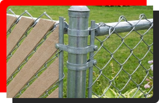 Privacy Slatted Chainlink