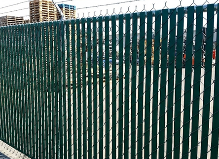 Privacy Slatted Chainlink